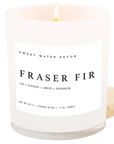 Fraser Fir Soy Candle - White Jar - 11 oz
