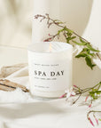 Spa Day Soy Candle - White Jar - 11 oz