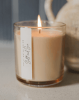 Salt and Sea Soy Candle - Tinted Glass Jar - 12 oz