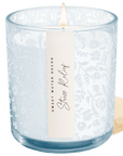 Stress Relief Soy Candle - Blue Tinted Glass Jar - 12 oz