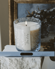 Stress Relief Soy Candle - Blue Tinted Glass Jar - 12 oz