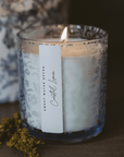 Coastal Lemon Soy Candle - Blue Tinted Glass Jar - 12 oz