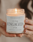 In My Engaged Era Soy Candle - Clear Jar - 9 oz (Wildflowers and Salt)