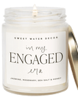 In My Engaged Era Soy Candle - Clear Jar - 9 oz (Wildflowers and Salt)