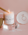 In My Engaged Era Soy Candle - Clear Jar - 9 oz (Wildflowers and Salt)