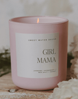 Girl Mama Soy Candle - Pink Matte Jar - 15 oz