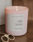 Girl Mama Soy Candle - Pink Matte Jar - 15 oz