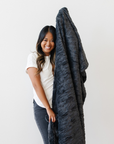 PATTERNED FAUX FUR THROW BLANKETS
