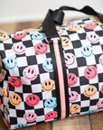 Girls Checkered Dance Duffel Bag | Travel and Dance Bag