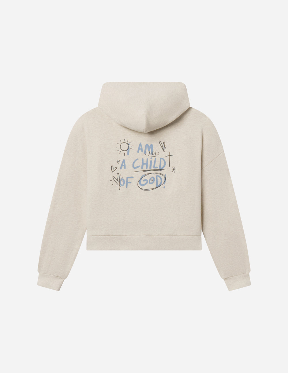 Child of God Heather Eggshell Full-Zip Hoodie