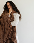 PATTERNED FAUX FUR THROW BLANKETS
