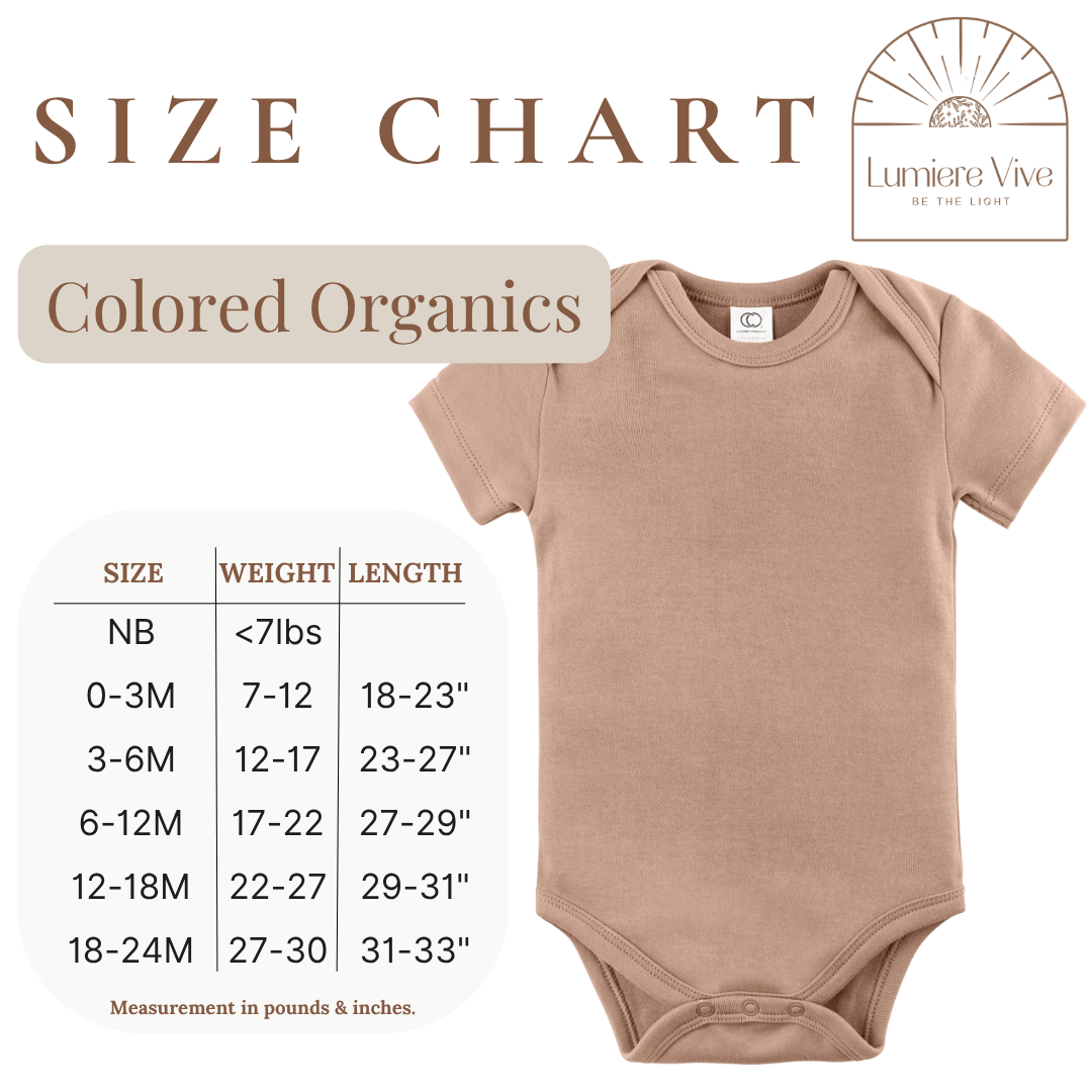 Colored Organics® Baby Bodysuit – GOTS Certified Organic Cotton | Custom Blank for Printing