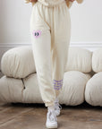 Create in Me a Clean Heart Unisex Sweatpants | Relaxed Christian Joggers | Ivory