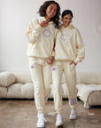 Create in Me a Clean Heart Unisex Sweatpants | Relaxed Christian Joggers | Ivory