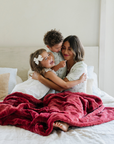 PATTERNED FAUX FUR THROW BLANKETS