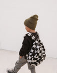Black & White Sherpa Backpack