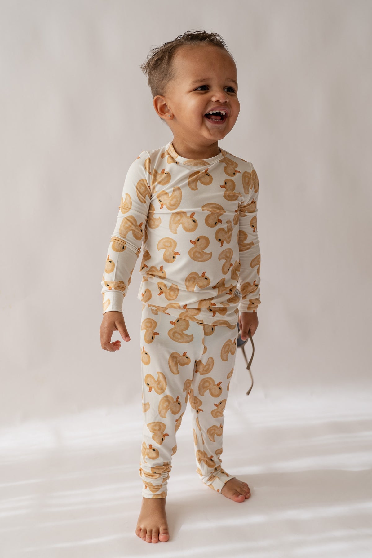 Ducky Bamboo Two Piece Pajama Set Baby Toddler and Kids