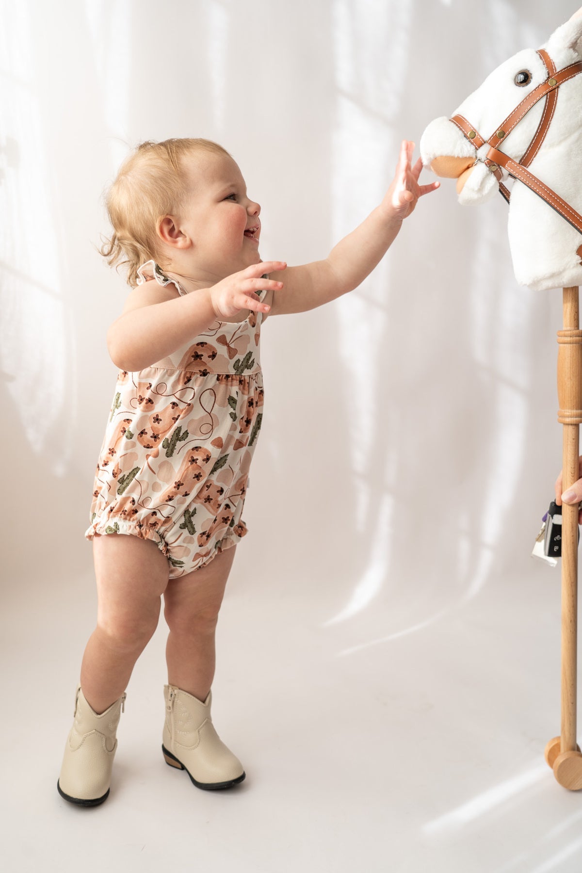 Cowgirl Bubble Romper | Bamboo Baby Bubble Romper