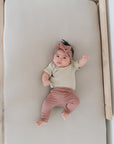 Dusty Rose Organic Leggings