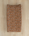 Vintage Floral Muslin Changing Pad Cover
