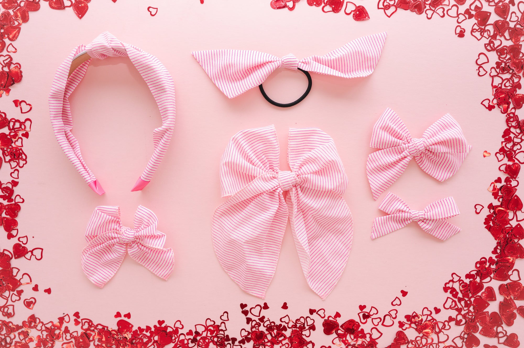 Candy Stripe | Petite Party Bow