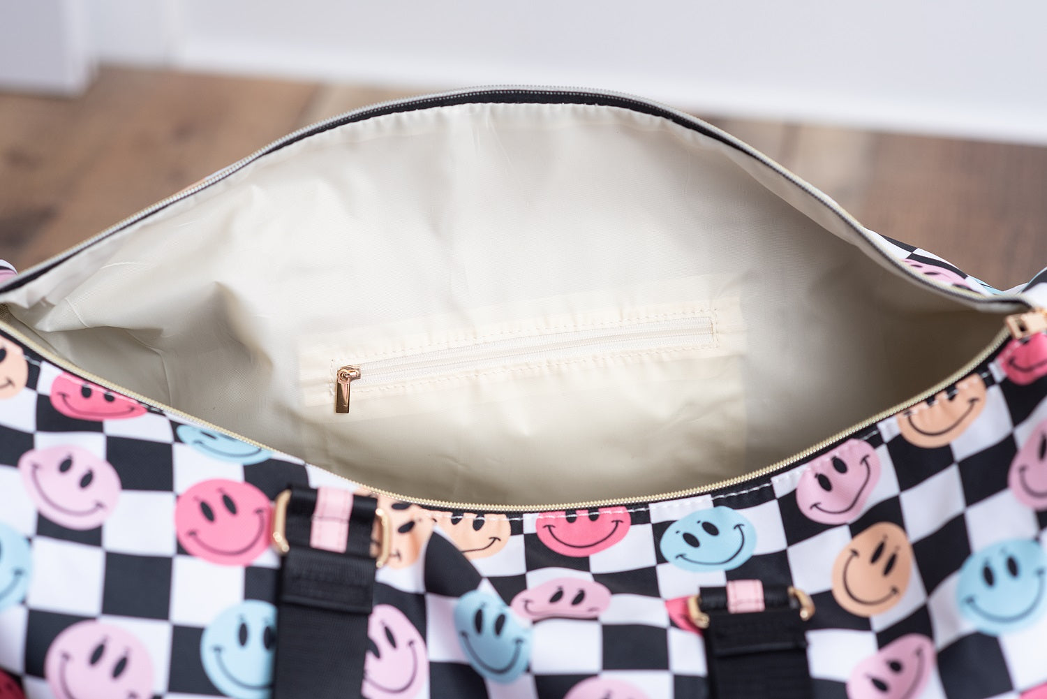 Girls Checkered Dance Duffel Bag | Travel and Dance Bag