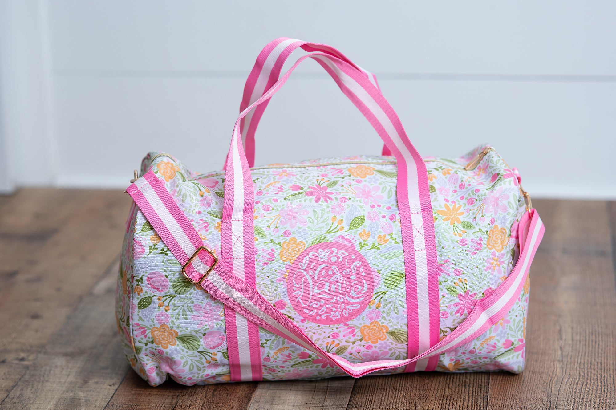 Dance Floral Bag | Girls Floral Dance Duffel Bag