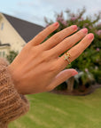 Devotion Cross and Fish Gold-Tone Ring