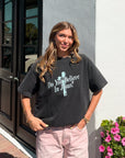 Do You Believe in Jesus Heavyweight Cotton Tee, Black