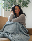 PATTERNED FAUX FUR THROW BLANKETS