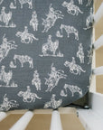 Wild West Muslin Crib Sheet