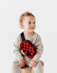 The Camp Bag - Buffalo Plaid Kids Fanny Bag