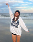 Faith Can Move Mountains Cream Crewneck Sweatshirt