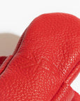 Fire Engine Knotted Bow Baby Shoe
