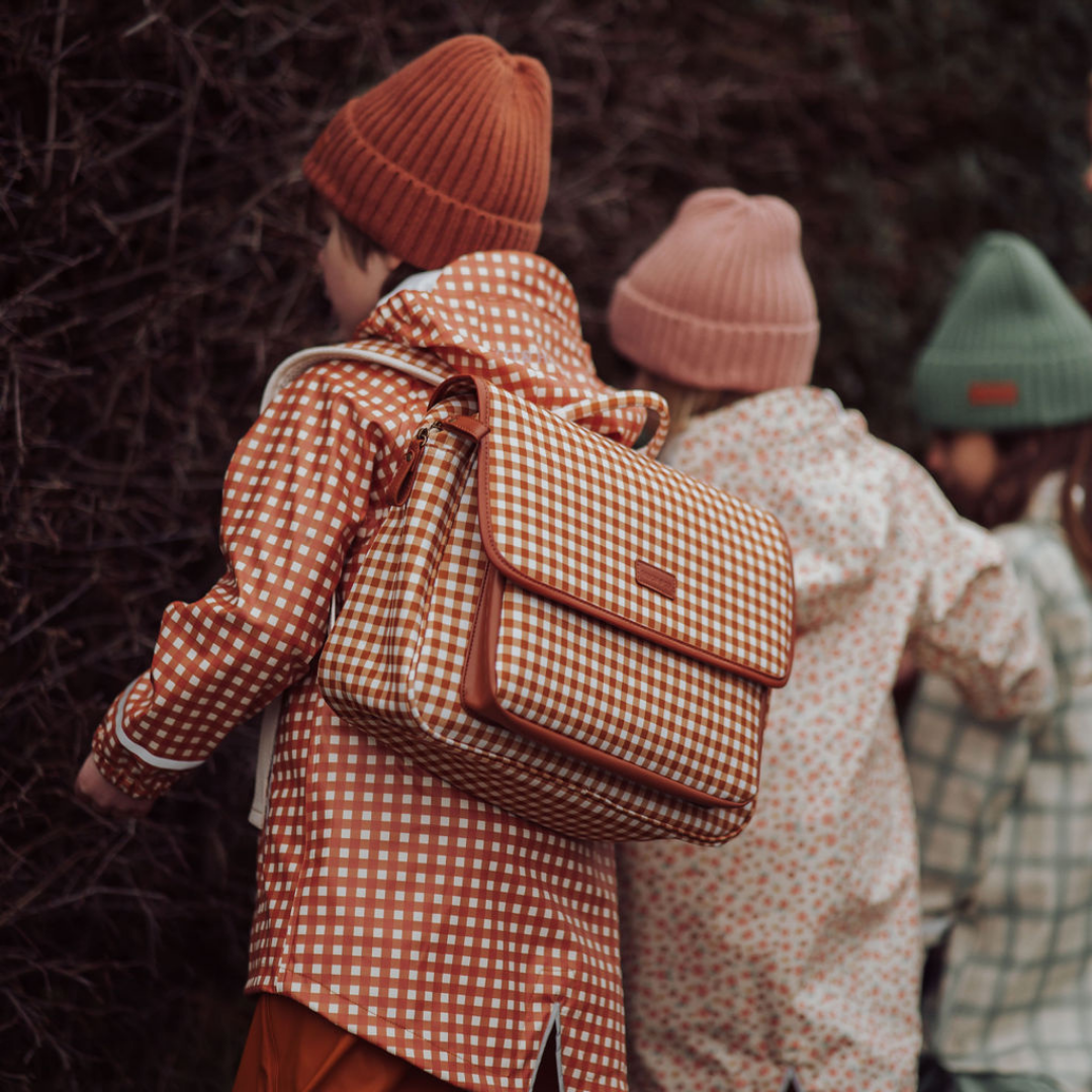Satchel Backpack Sienna Gingham Kids Backpack