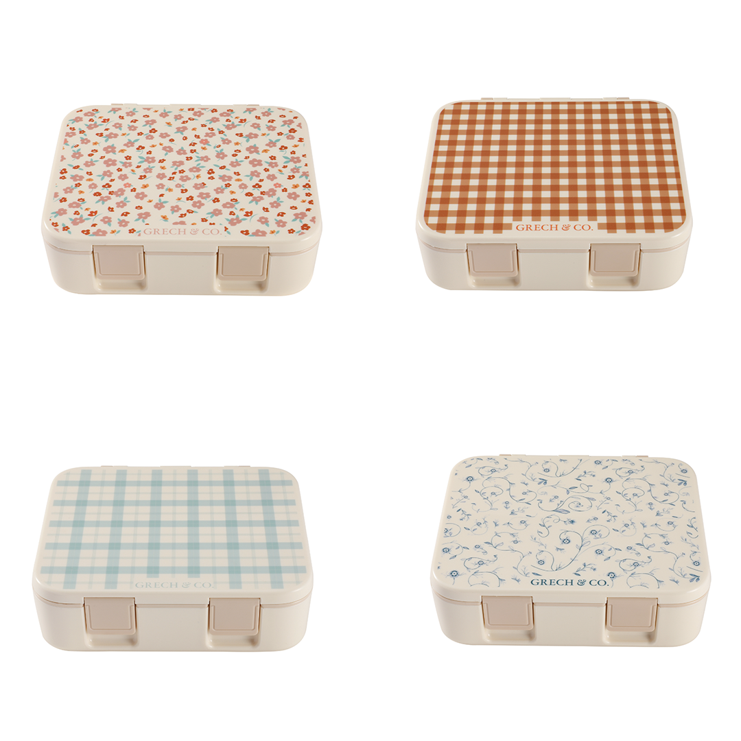 3 Compartment Leakproof Lunchbox Sunset Meadow