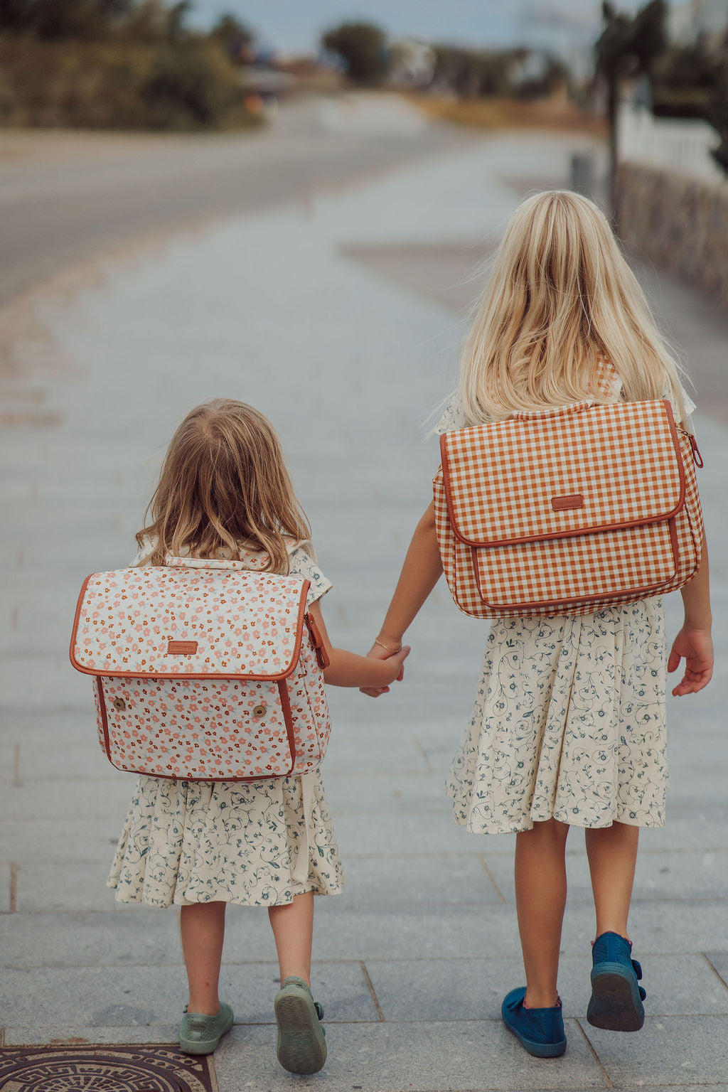 Satchel Backpack Sienna Gingham Kids Backpack