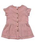 Gauze Button Dress