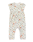 Girl's Short Sleeve Pant Romper