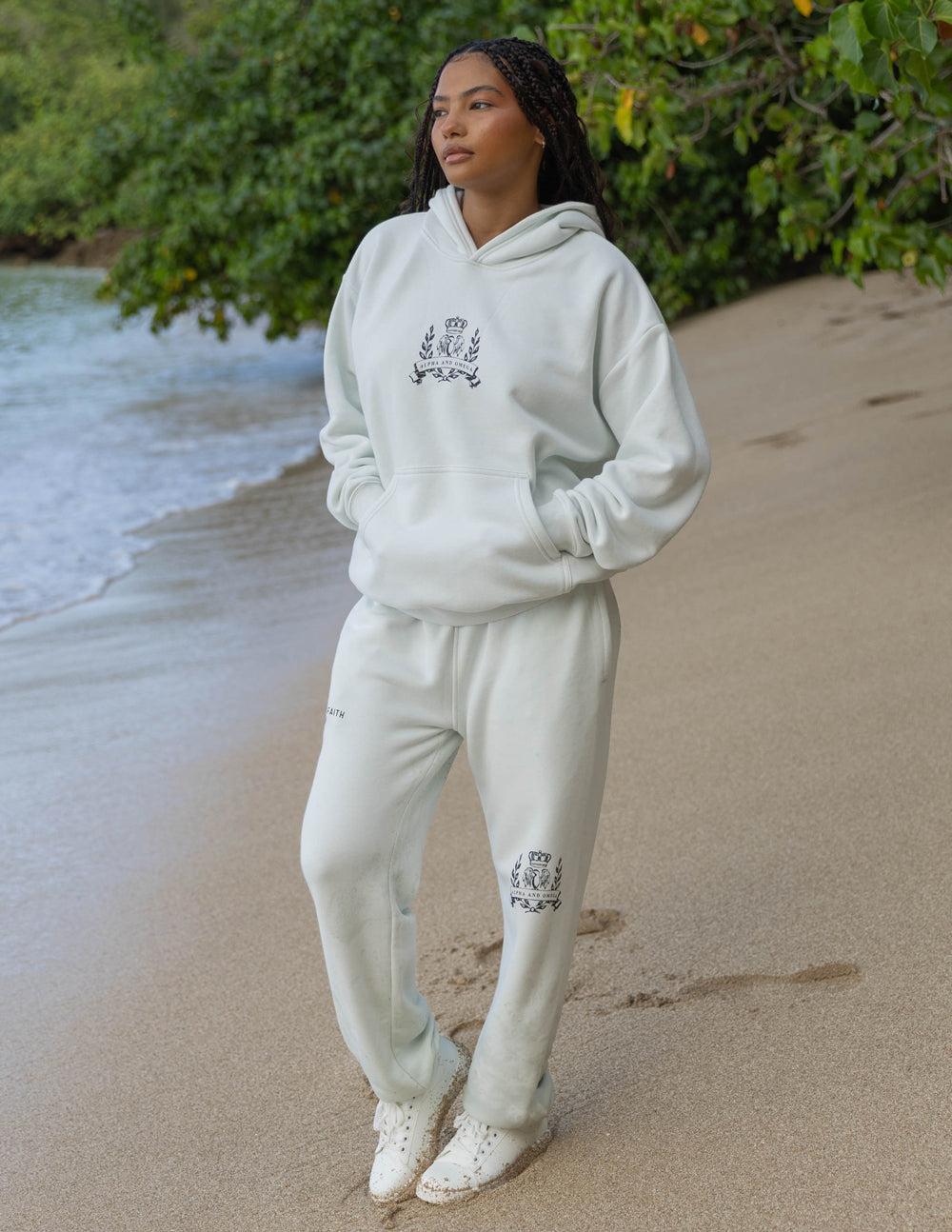 God First Unisex Sweatpants | Relaxed Christian Fleece Joggers