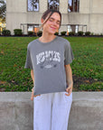God of Miracles Women’s Cropped Tee – Grey Mist