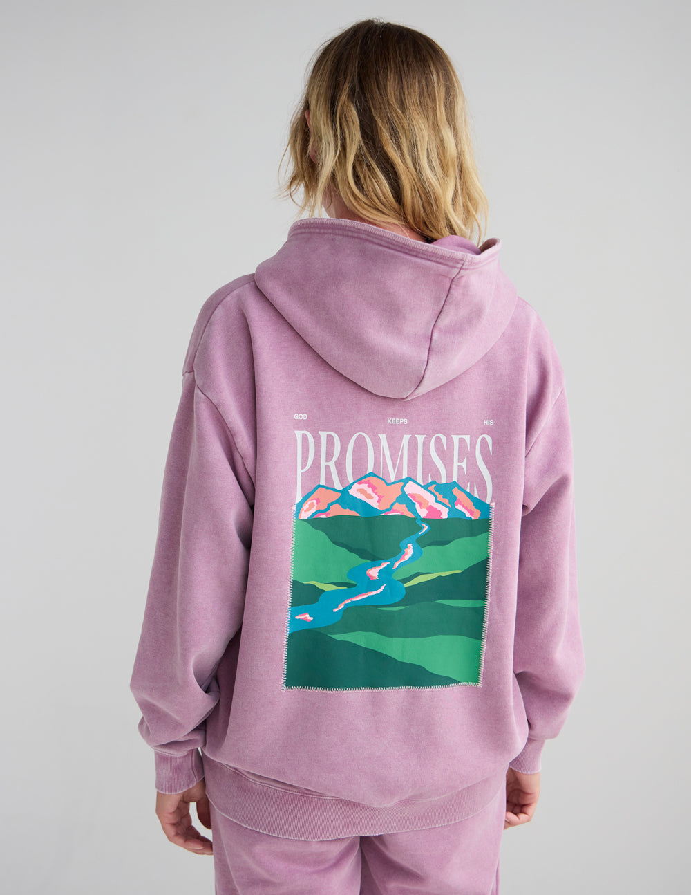 God’s Promises Hoodie, Bordeaux