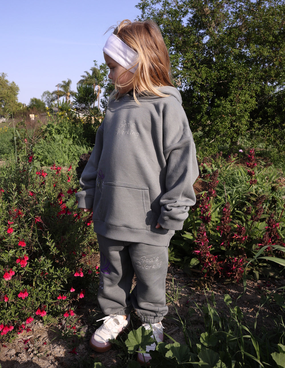 God’s Still Working Sedona Sage Girls’ Hoodie