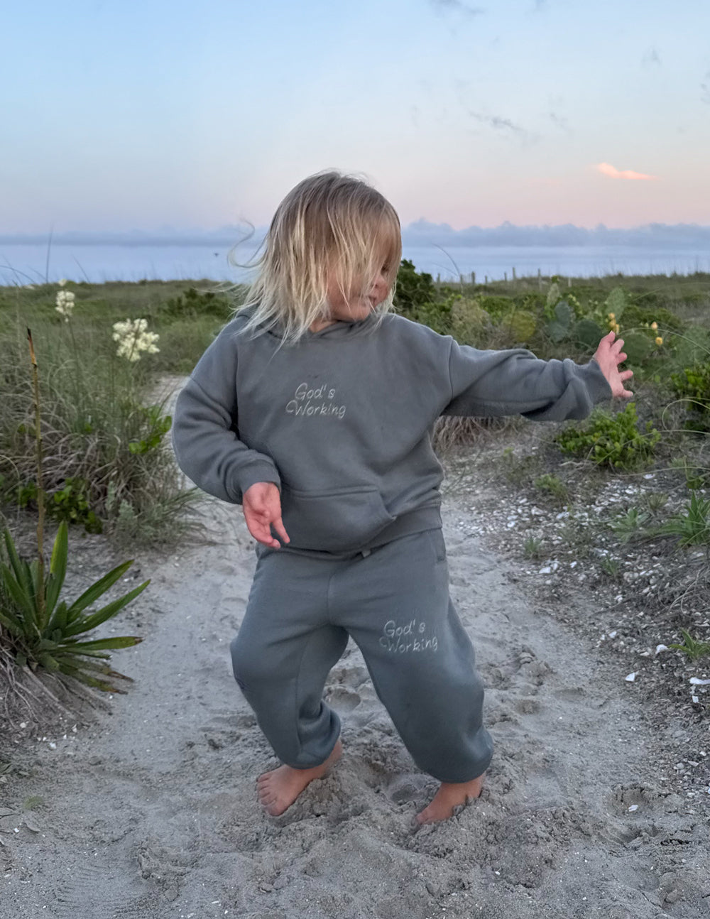 God’s Still Working Sedona Sage Girls’ Hoodie