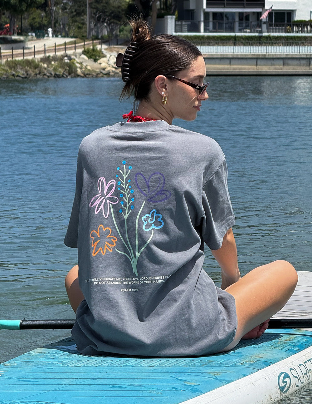 God’s Still Working Sedona Sage Oversized Tee