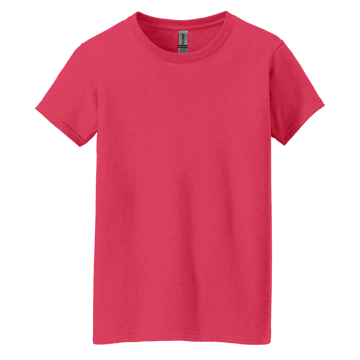 G500L Gildan Ladies&#39; Heavy Cotton™ T-Shirt – Custom Print Fitted Tee for Women