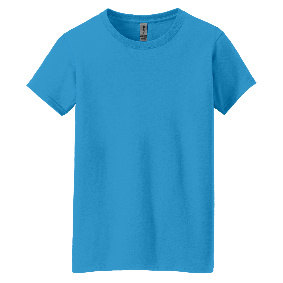 G500L Gildan Ladies&#39; Heavy Cotton™ T-Shirt – Custom Print Fitted Tee for Women