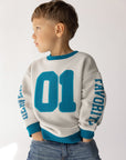 Heaven’s Favorite Kids Crewneck Sweatshirt – Pumice Stone