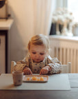 Smock Bib Scandi Floral Waterproof OEKO TEX Long Sleeve Bib