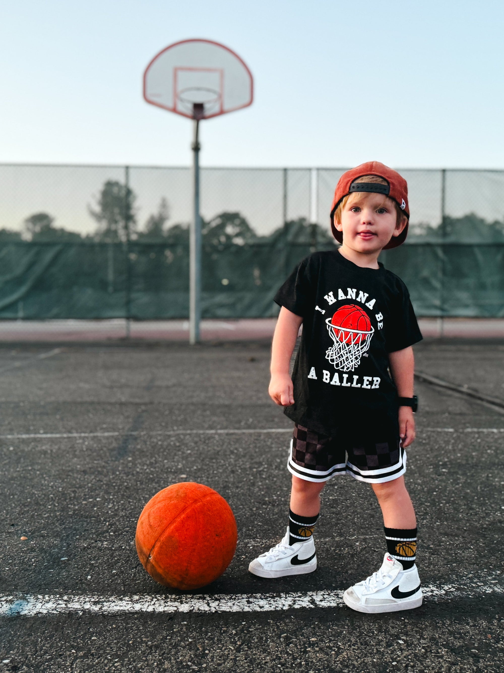 Slam Dunk Basketball Crew Grip Socks